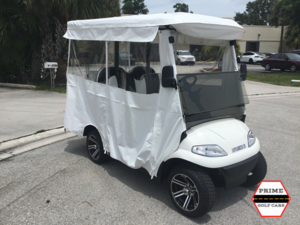 golf cart enclosures, advanced ev golf cart enclosure, evolution golf cart enclosure